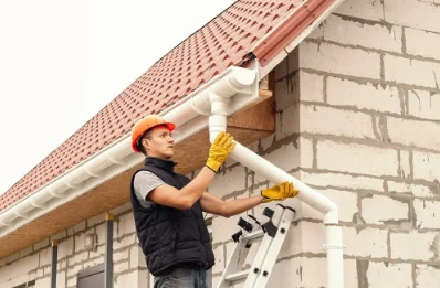 Pose et remplacement de gouttières à Riedisheim